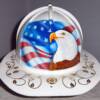 Custom Fire Helmet eagle