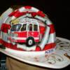Houston Custom Fire Helmet truck